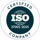 ISO 27001:2015 certified company